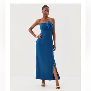 NWT Lilly Pulitzer Anasophia Maxi Dress Starlight Navy Size 10